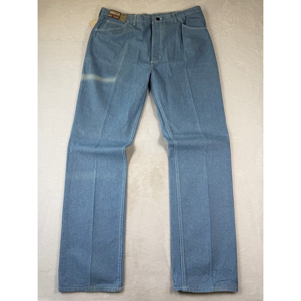 Vintage Sedgefield Blue Cotton Straight Leg Jeans‎ 38x34 NWT Made in USA READ